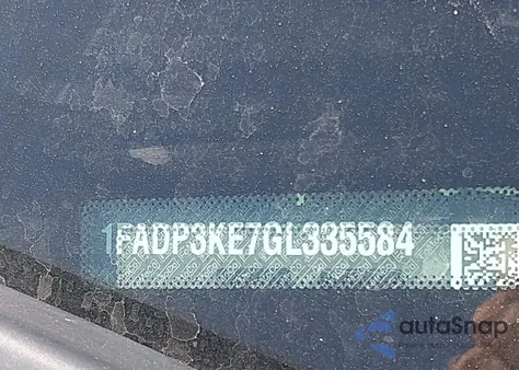 2016 Ford Focus Se из США, поврежденный, VIN 1FADP3KE7GL335584